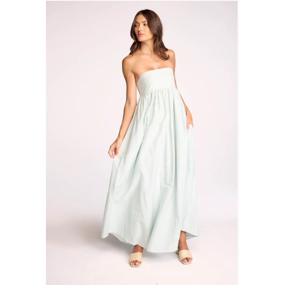 Sundays Aphrodite Strapless Maxi Dress NWT
SIZE M

in sky gray - Picture 4 of 16